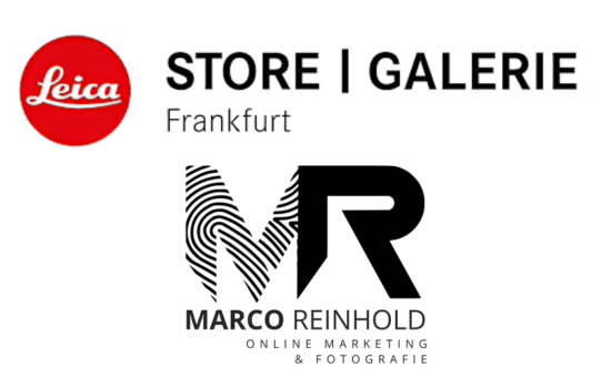 Logos der Koopoeration Leica Store FFM & Marco Reinhold